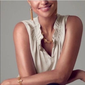 CABI Last Dance Sleeveless Blouse Champagne Sz XS #3441 EUC